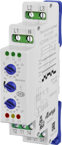 Реле контроля 3-х фазного РКН-3-18-15 AC230В/AC400В УХЛ4, Меандр