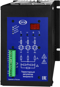 Цифровой трехфазный регулятор мощности ТРМ-3М-100, Меандр