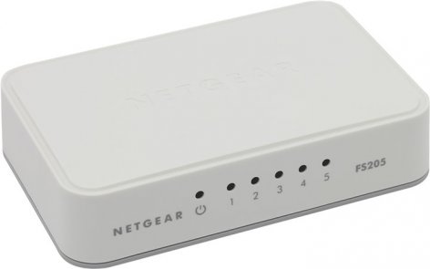  FS205-100PES NETGEAR Коммутатор на 5 портов