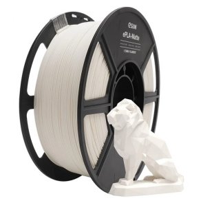 ePLA-Matte Пластик eSUN milky white/молочно-белый матовый 