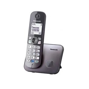 Радиотелефон PANASONIC KX-TG6811 (RUM) Серый металлик