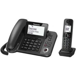 Радиотелефон PANASONIC KX-TGF310 (RUM) Черный металлик